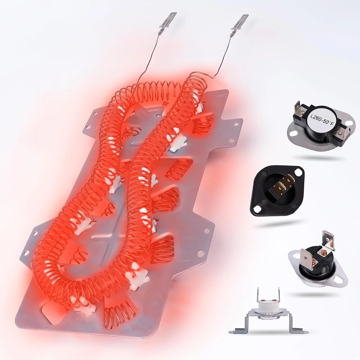 DV338AEW XAA DV338AEB XAA DV330AEB XAA Replaces For Samsung Dryer Heating Element & Fuses