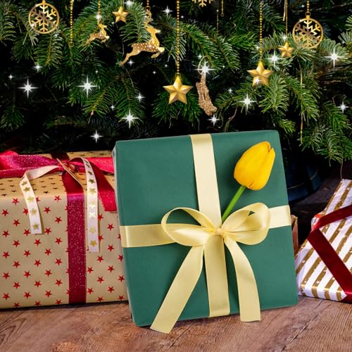 Vanhench Black Wrapping Paper, 17.5