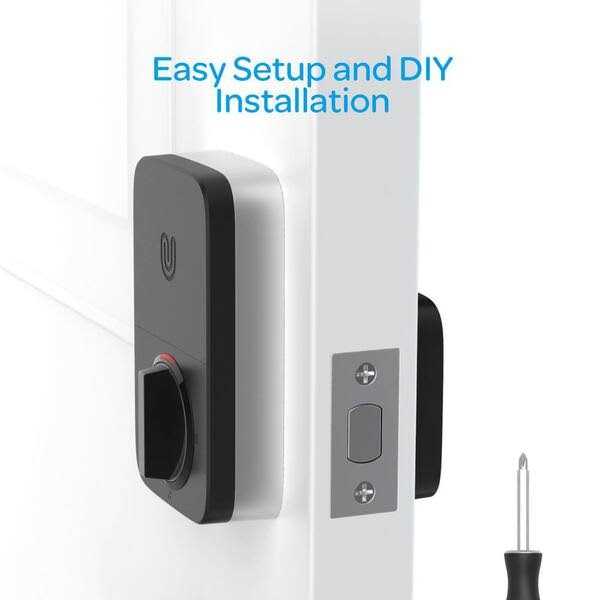 Ultraloq U-Bolt Pro Wi-Fi Deadbolt Smart Lock with Passage Handle