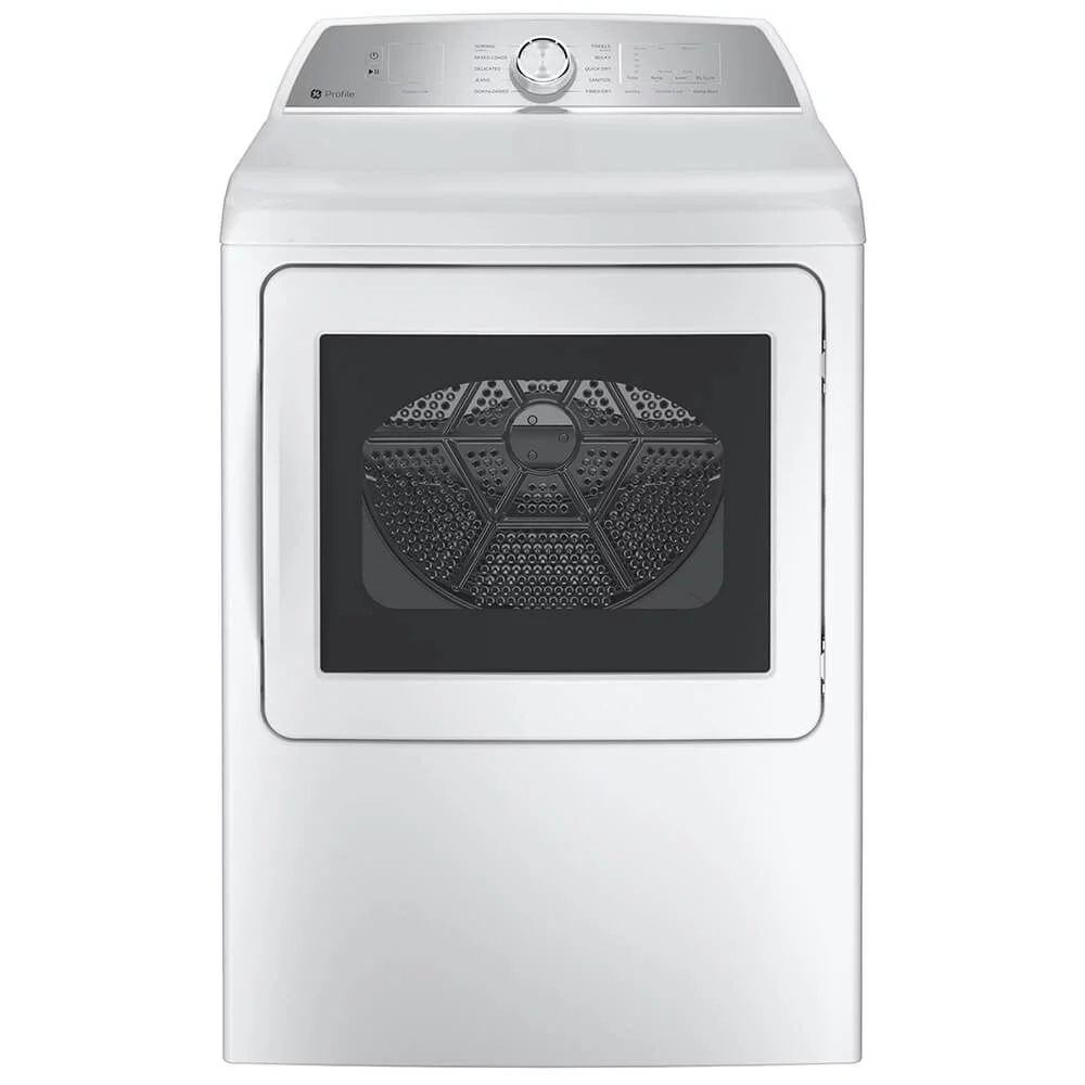 GE Profile™ 7.4 cu. ft. Capacity aluminized alloy drum Electric Dryer with Sanitize Cycle and Sensor Dry