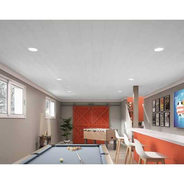 Armstrong CEILINGS Easy Elegance 6 in. x 4 ft. PVC Plank T&G White