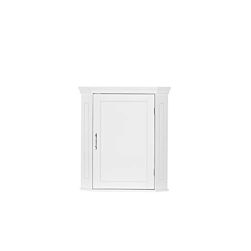 RiverRidge Somerset Corner Storage Wall Cabinet, White