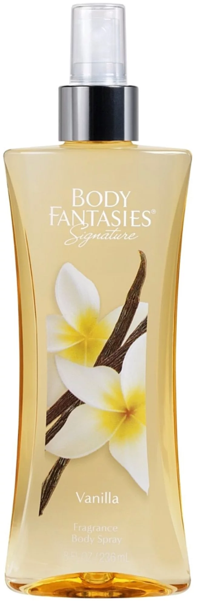 Body Fantasies Signature Body Spray, Vanilla 8 oz (Pack of 3)