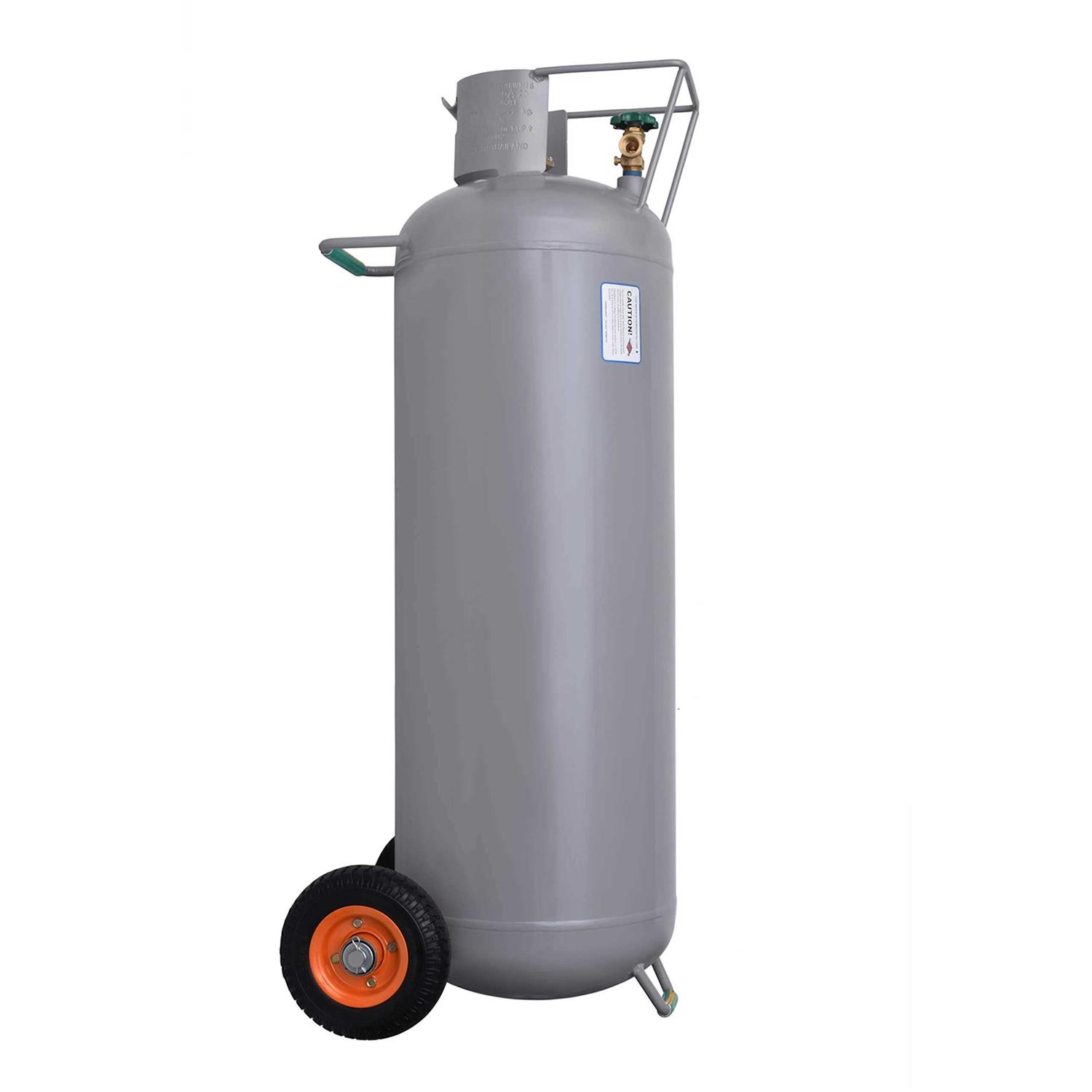 Flame King YSN100HOGb 100 lb Pound Horizontal & Vertical Propane Cylinder Pol Valve