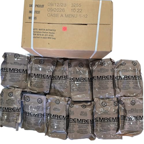 2026 Inspection Dated MREs, U.S. Military Issued, 4-Pack