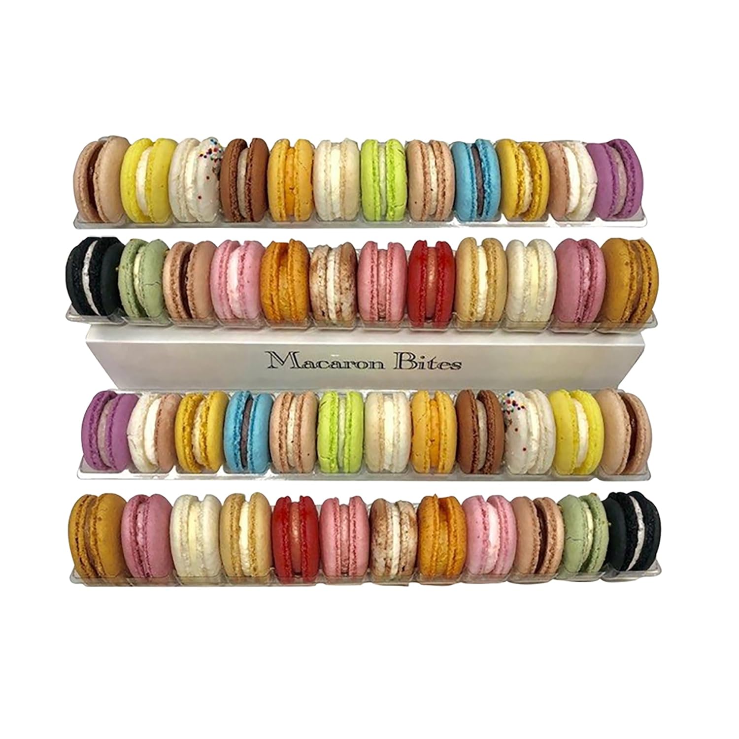 French Macarons - Macaron Bites Assorted Macarons, 48 Count