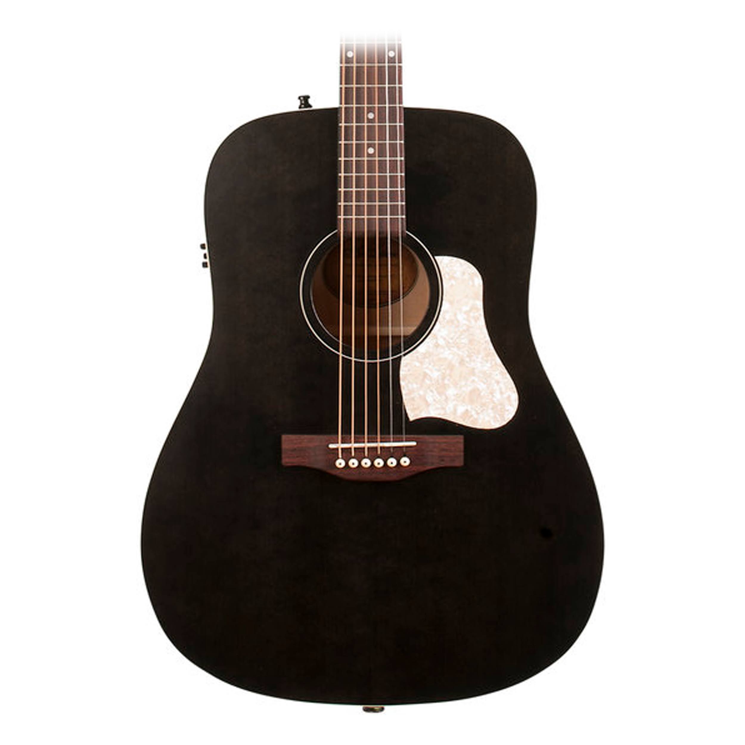 Art u0026 Lutherie Americana Dreadnought Acoustic Electric Guitar Faded Black