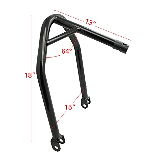 Extreme Max 5600.3226 Sport Bike Front Lift Stand with Triple Tree Headlift Attachment