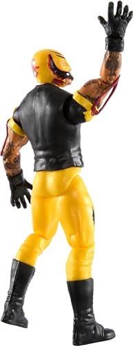 Mattel WWE Action Figure, 6-inch Collectible Rey Mysterio with 10 Articulation Points & Life-Like Look