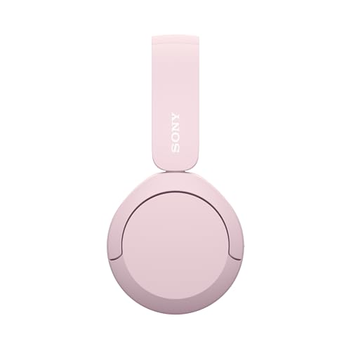 Sony WH-CH520 Wireless Headphones Bluetooth On-Ear Headset with Microphone, Pink