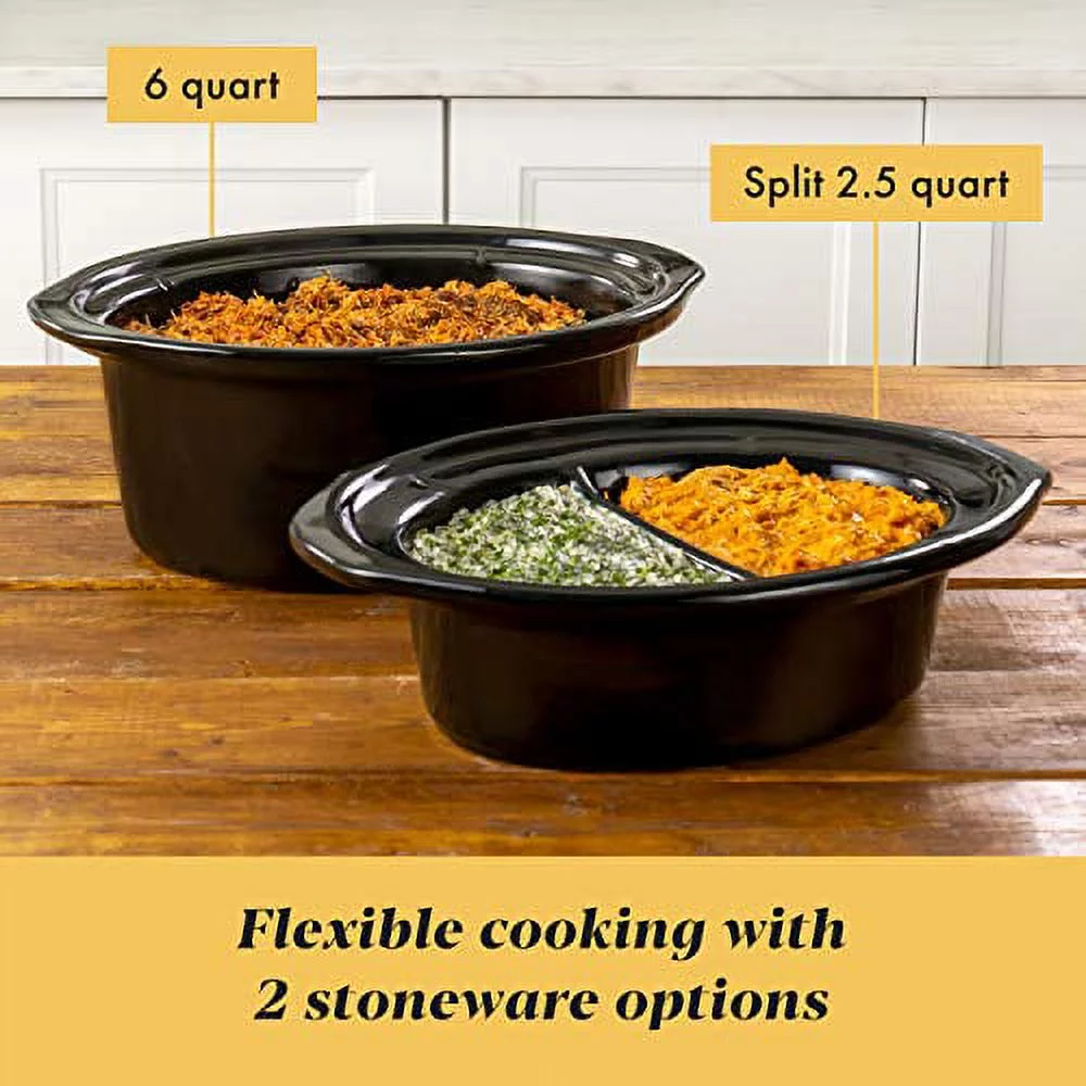 Crockpot™ Choose-a-Crock 6-Quart Programmable Slow Cooker, Stainless Steel