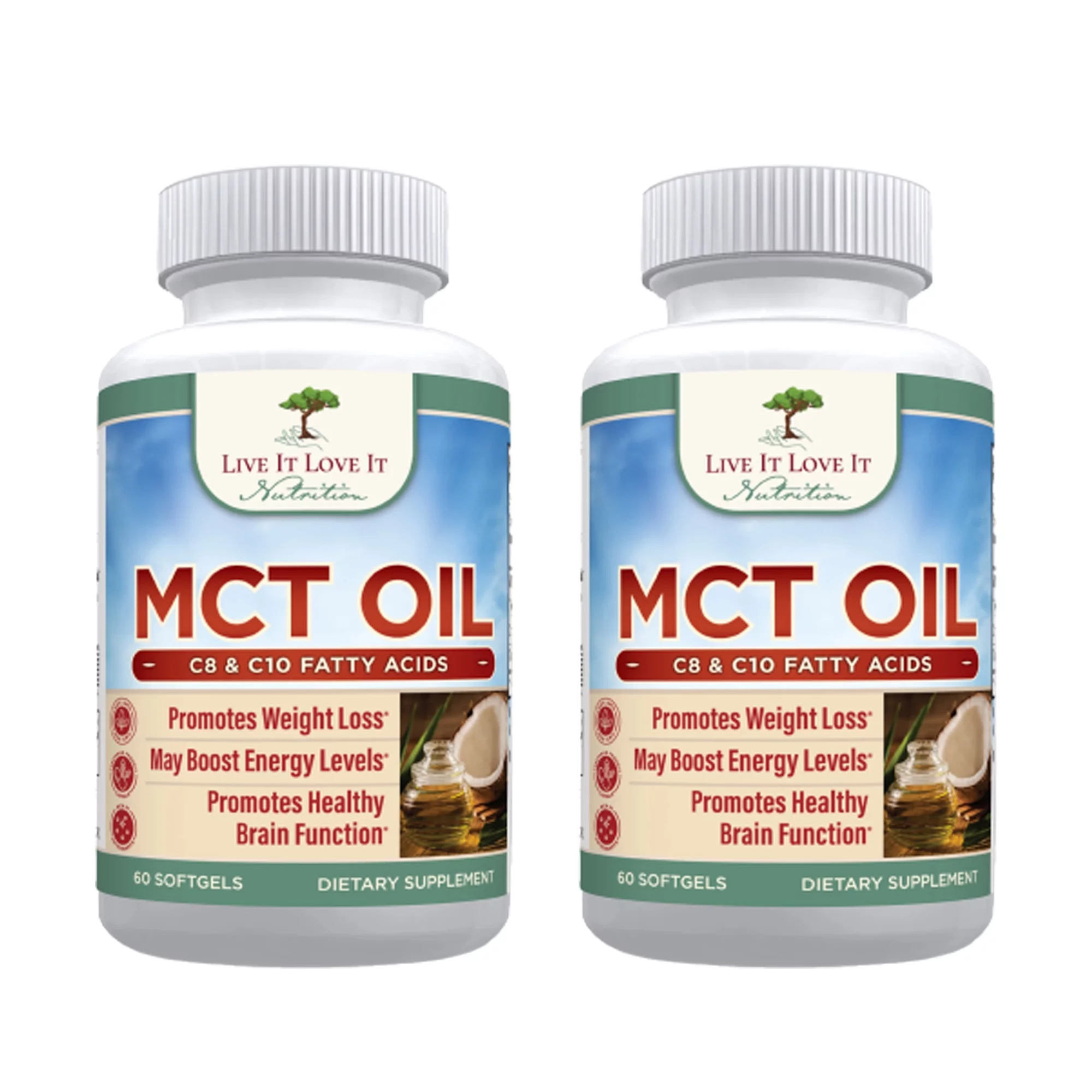 MCT OIL SOFTGELS (2 Pack)