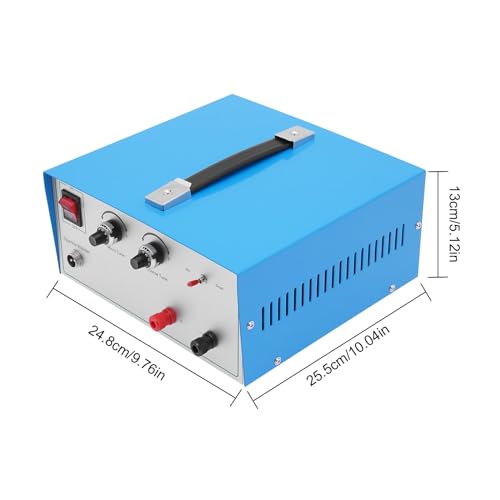 80A Pulse Spot Welder, 110V Jewelry Spot Welder, Gold Silver Jewelry Spot Welding Machine, Electric Soldering Machine With Foot Pedal, for Gold Silver Steel Jewelry Welding (Yellow)