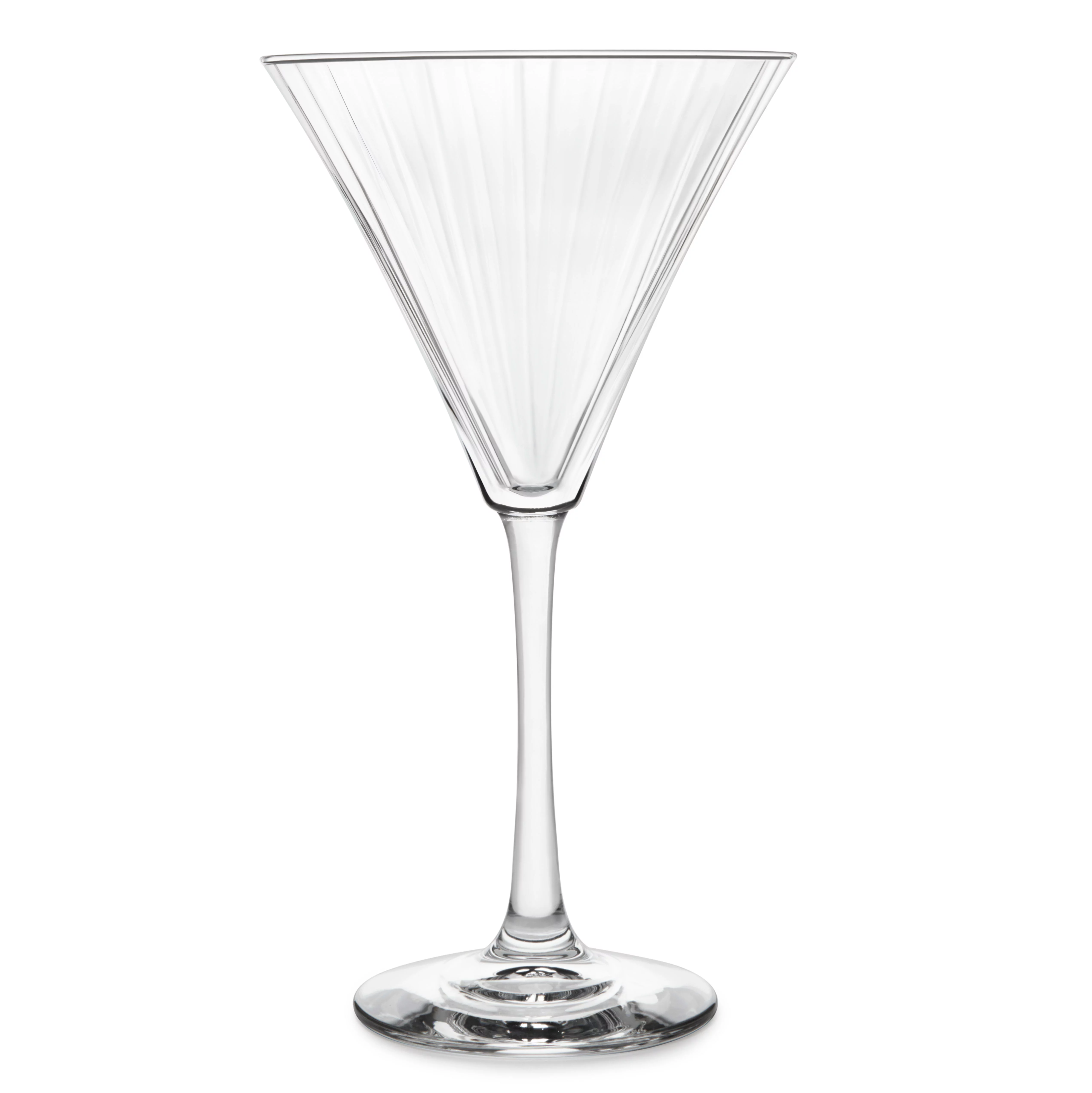 Libbey Paneled Martini Glasses, 9.5-ounce, Set of 4