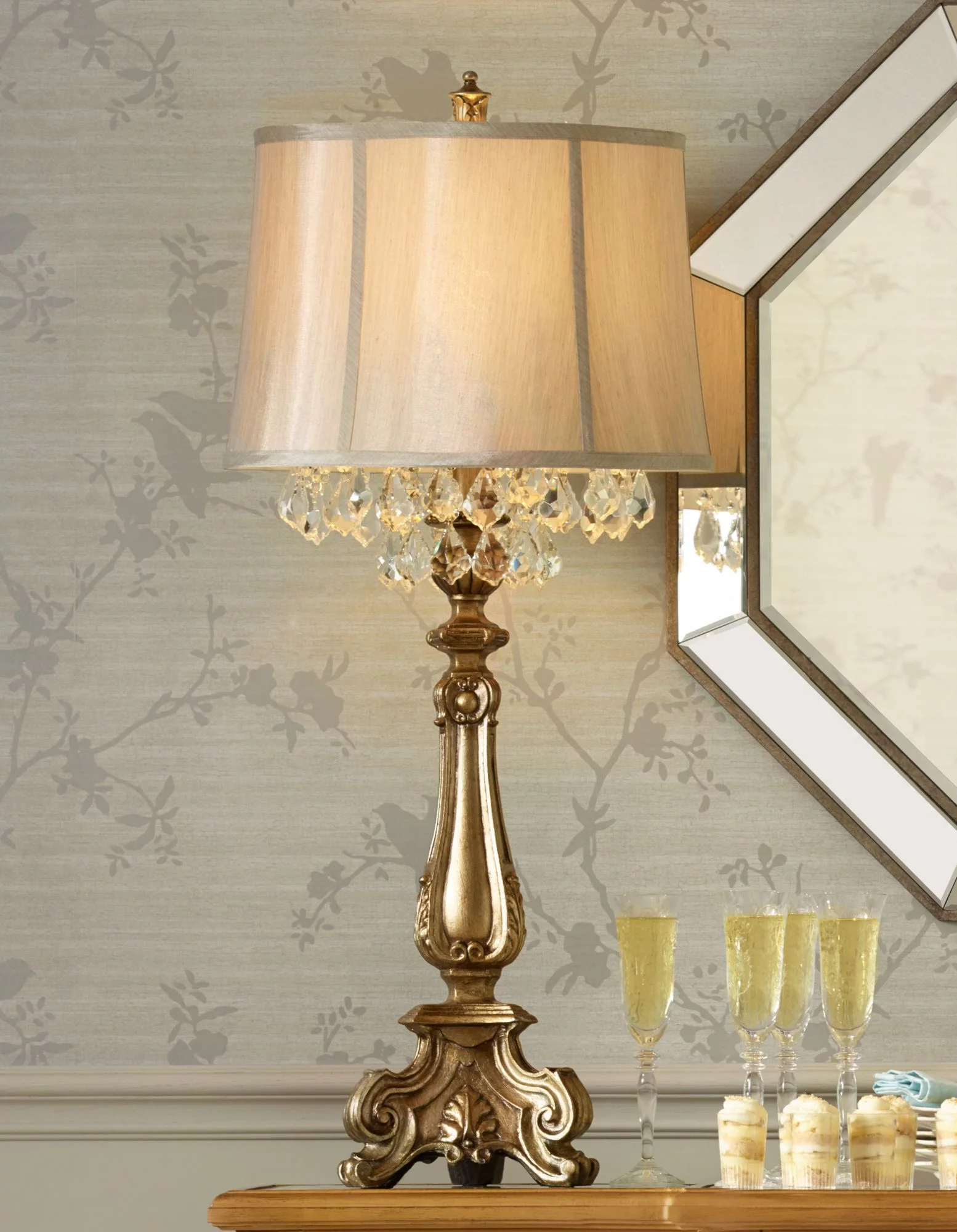 Barnes and Ivy Dubois Traditional Table Lamp 37 1/4