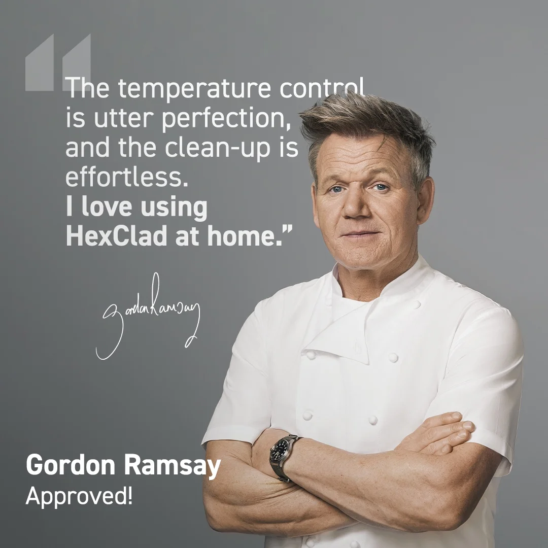 HexClad 6 Piece Hybrid Stainless Steel Cookware Pan Set 8