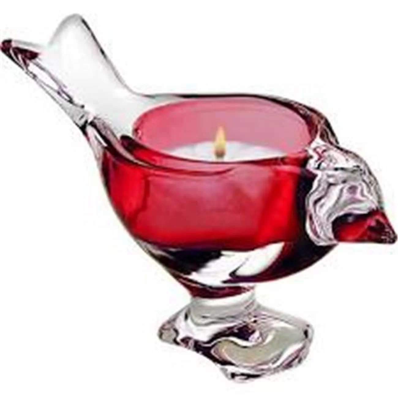 Godinger  Bird Votive Holder - Red