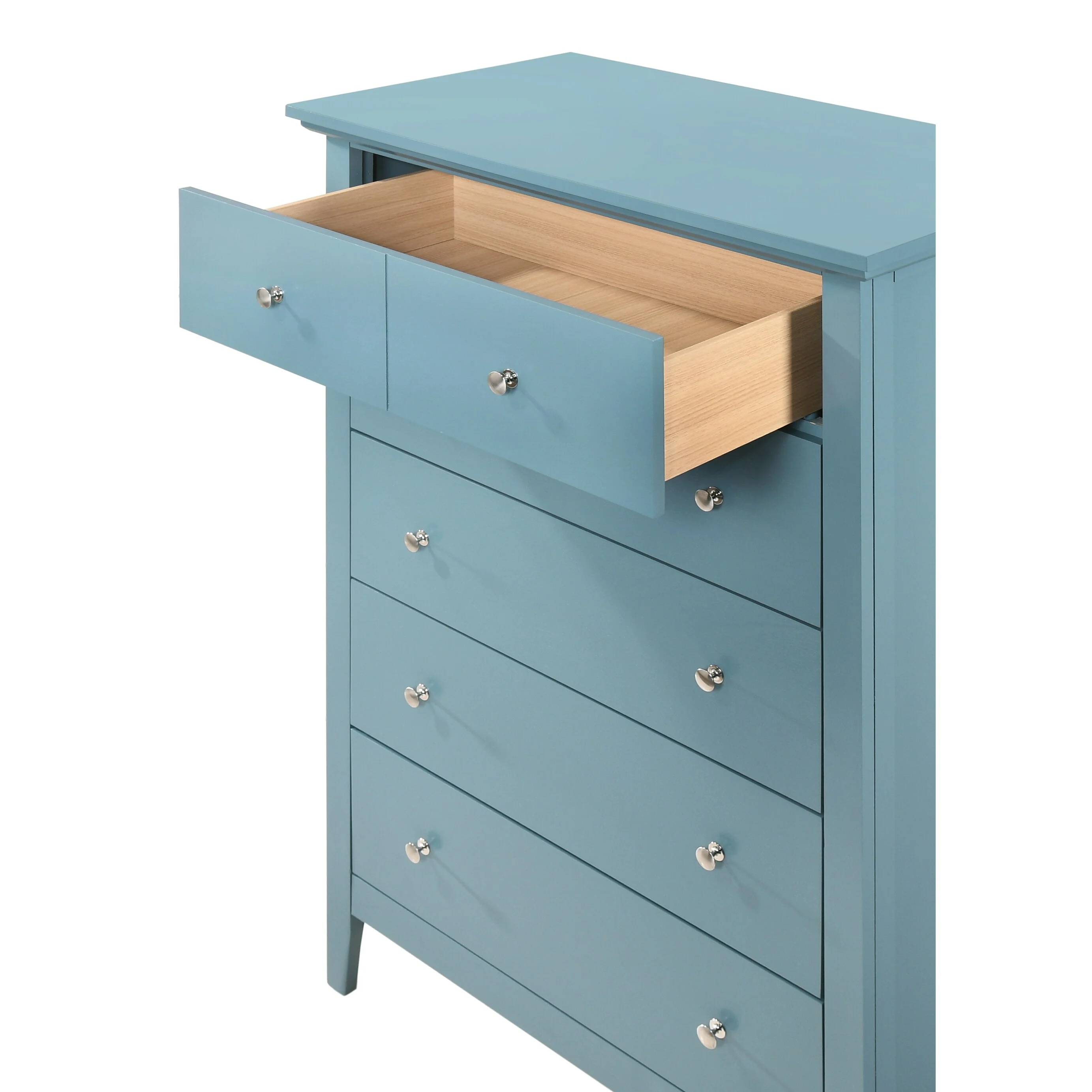 LYKE Home  Haddon Chest Teal Painted N/A