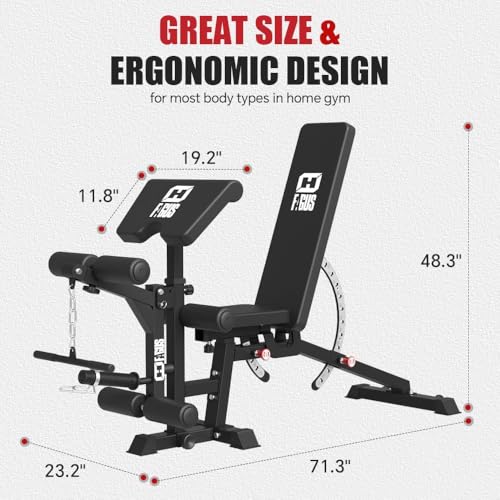 All in One Home Gym System Workout Station, Multi-Function Smithe Machine Power Cage with Cable Crossover System, Tripe-Sided Independent Load Posts, Functional Trainer for Full Body Training