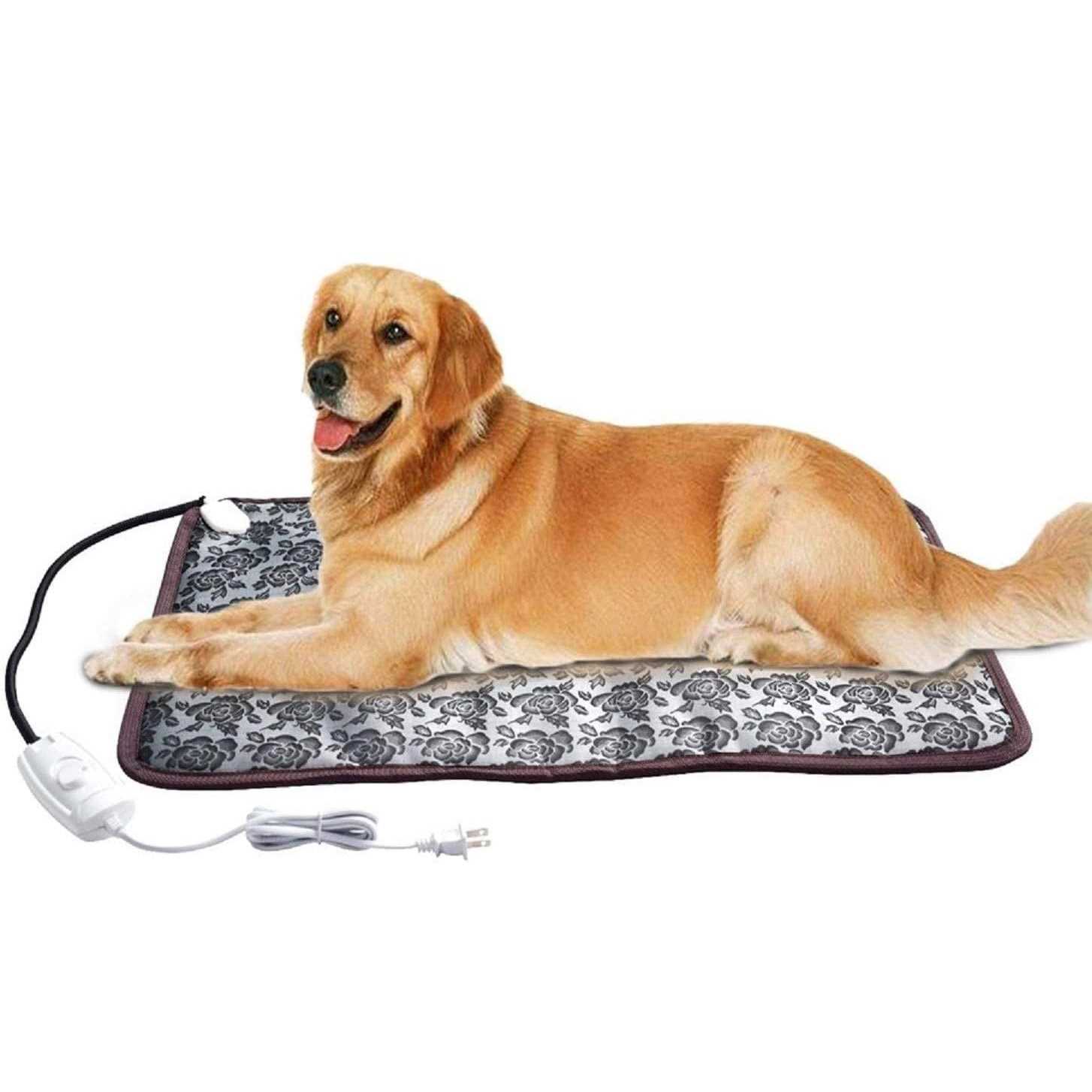 Heating Pad For Large Dog Bed Outdoor Electric Heating Mat For Dog House Crate Pad For Small Medium Pet Cat Puppy Waterproof Easy - Pet Supplies online store