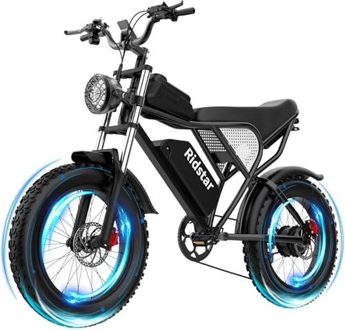 Electric Bike for Adults, 1000/2000W, 25/30/37MPH,48V-52V, 20AH,40AH Battery, Max 50-180 Miles Electric Motorcycle, 20