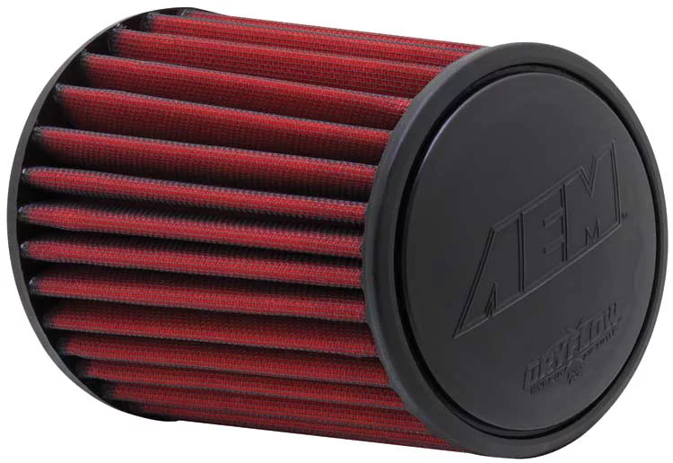 AEM 21-2113DK Universal DryFlow Clamp-On Air Filter: Round Tapered; 3.25 in (83 mm) Flange ID; 7 in (178 mm) Height; 6 in (152 mm) Base; 5.125 in (130 mm) Top