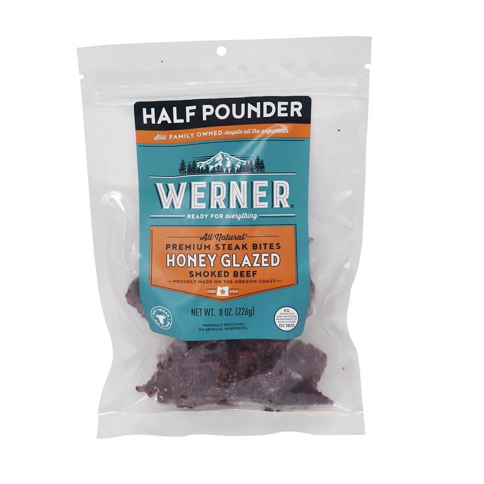 Werner 8 oz. All Natural Honey Glazed Premium Steak Bites