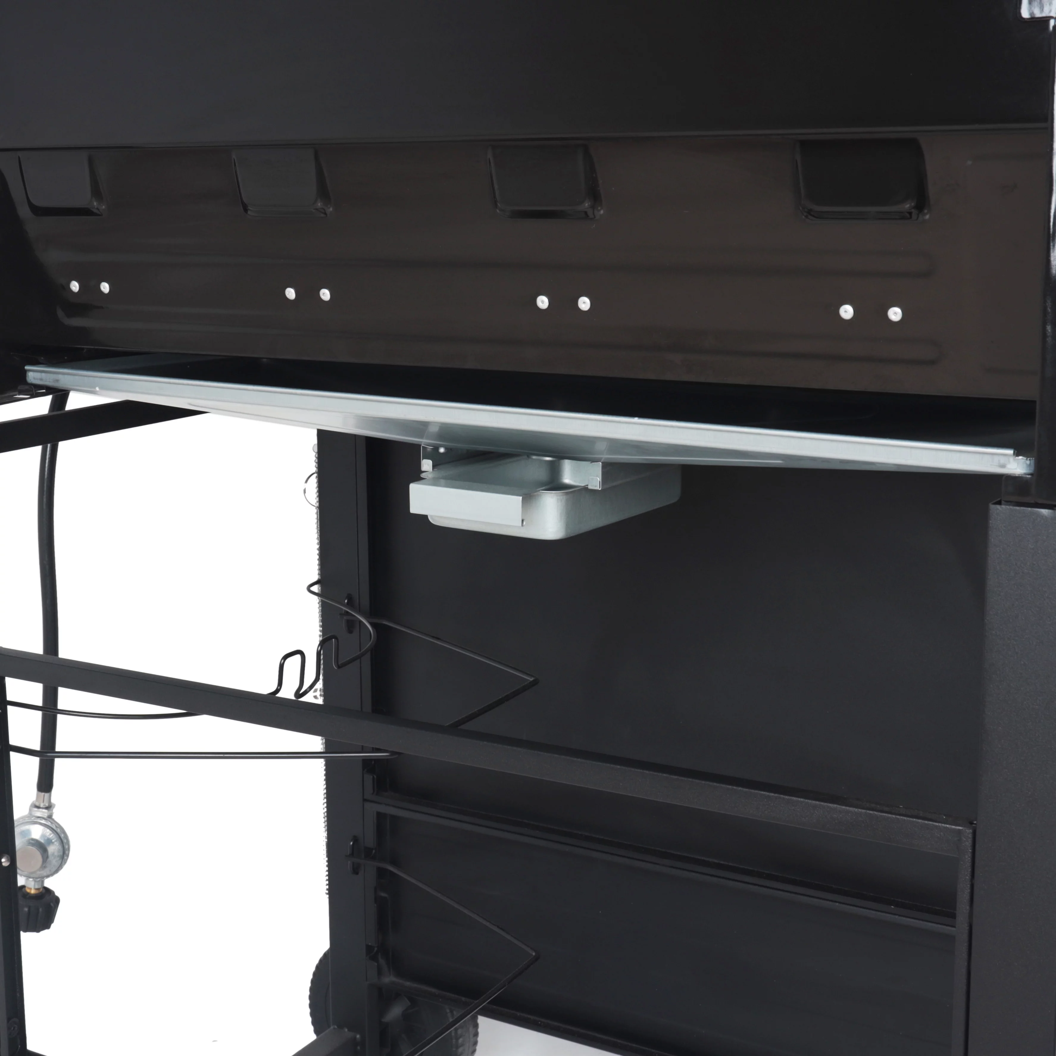 RevoAce 4-Burner Propane Gas Grill with Side Burner, Red Sedona, GBC1748WRS