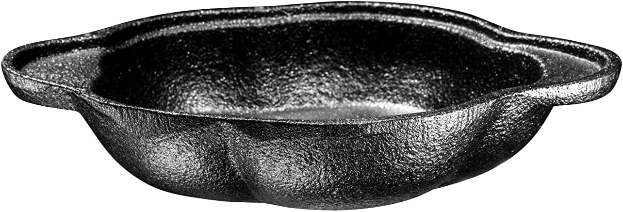 Bruntmor Pre-Seasoned Cast Iron Garlic Roaster - Oven/BBQ Grill