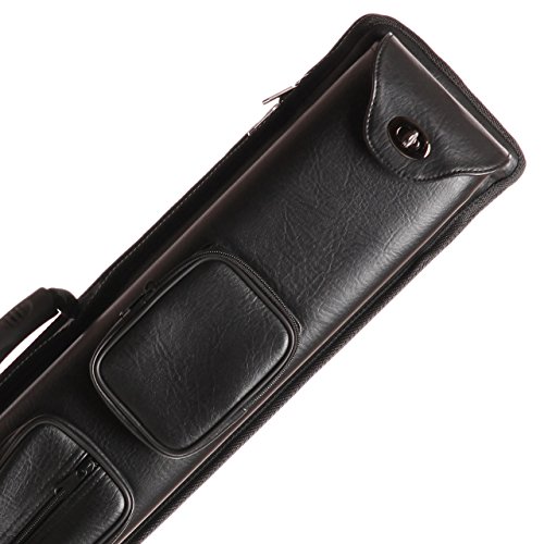 3x5 Pro 3B5S Combo Cue Case - 3 Butt / 5 Shaft - Black Leatherette