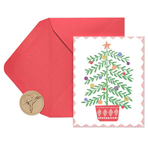 Papyrus Petite Holiday Cards Boxed with Envelopes, Wonderful Holiday, Wreath (20-Count)