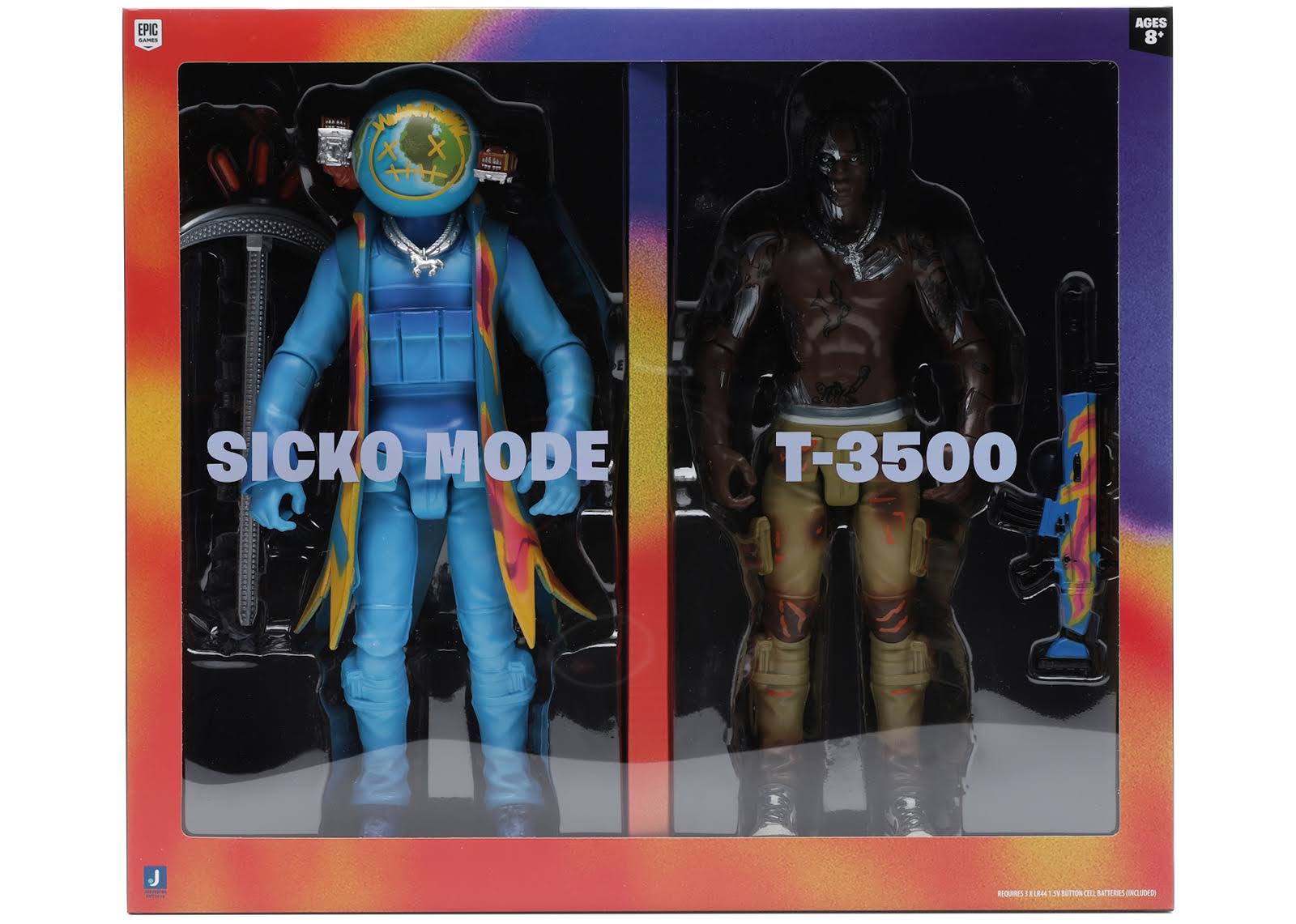Travis Scott Cactus Jack Fortnite 12x22 Action Figure Duo Set