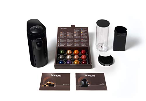 Nespresso Vertuo Plus Coffee and Espresso Maker by De'Longhi, Grey with Aeroccino Milk Frother