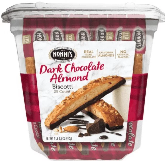 Dark Chocolate Almond Biscotti