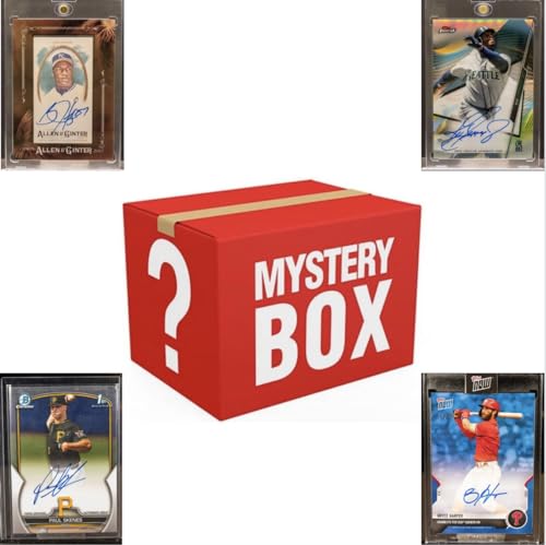 Baseball Sports Card Mystery Pack | Contains 20 Cards | 1x Autograph or Relic Cards Guaranteed | 3X Rookie Cards Guaranteed