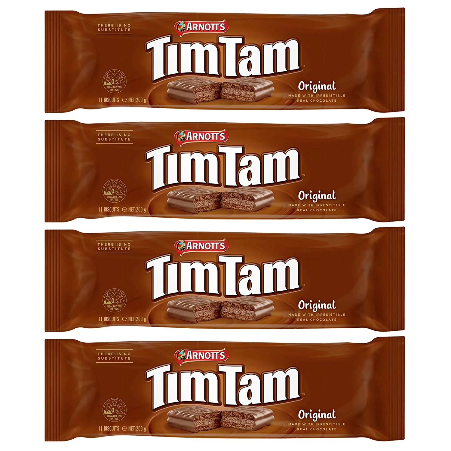 Arnott's Tim Tam Original Australian Chocolate Biscuits, 7.1 oz. (Pack of 4)