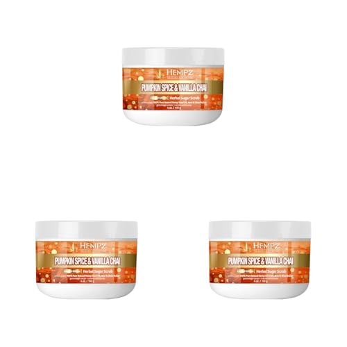 Hempz Limited Edition Pumpkin Spice & Vanilla Chai Sugar Body Scrub 4 oz