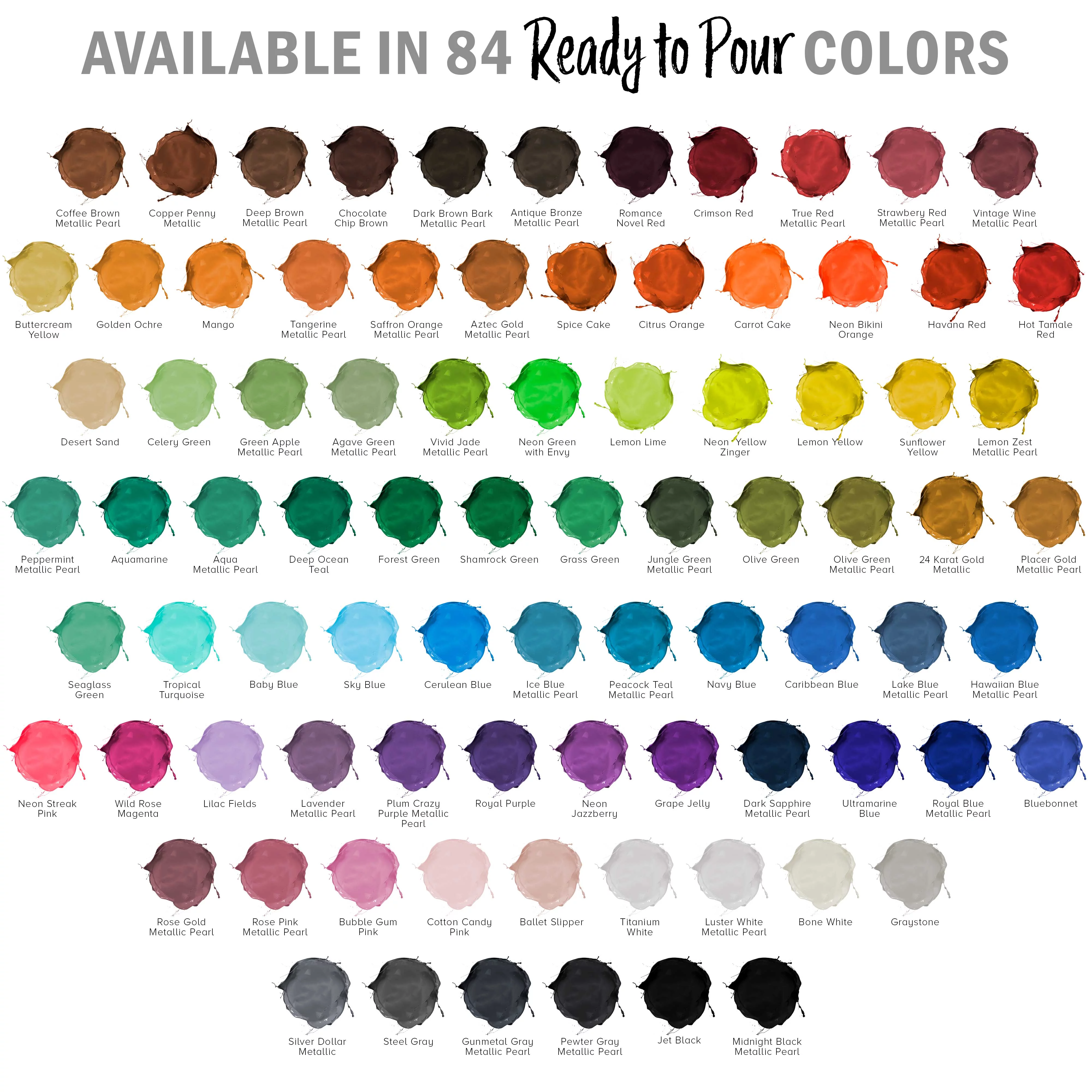 Pouring Masters 24 Karat Gold Metallic Acrylic Ready to Pour Pouring Paint - Premium 64-Ounce Pre-Mixed Water-Based