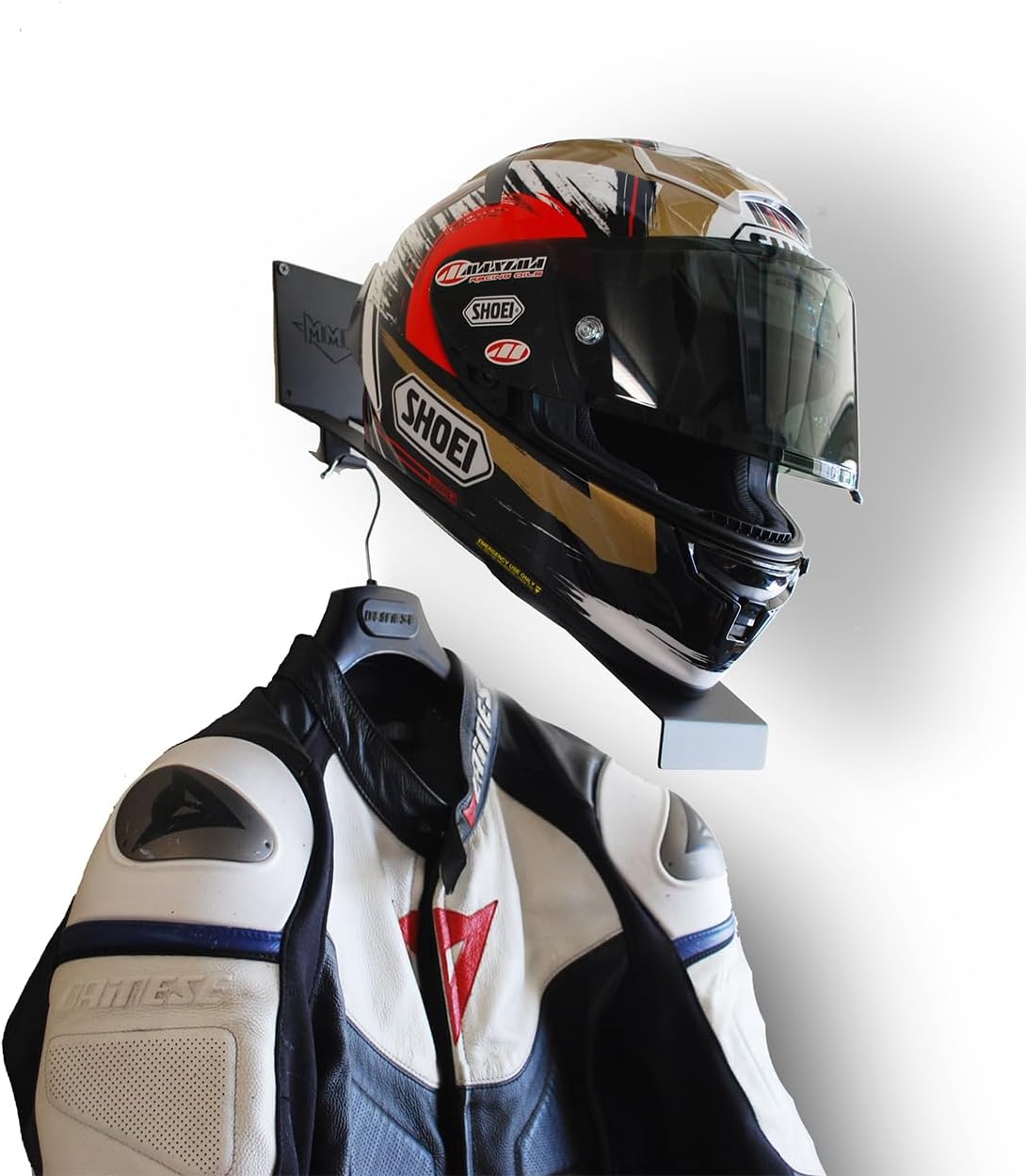 Motorcycle Helmet Holder - Helmet Wall Mount - Helmet Rack - Helmet Display - Helmet Storage Rack - Made in USA