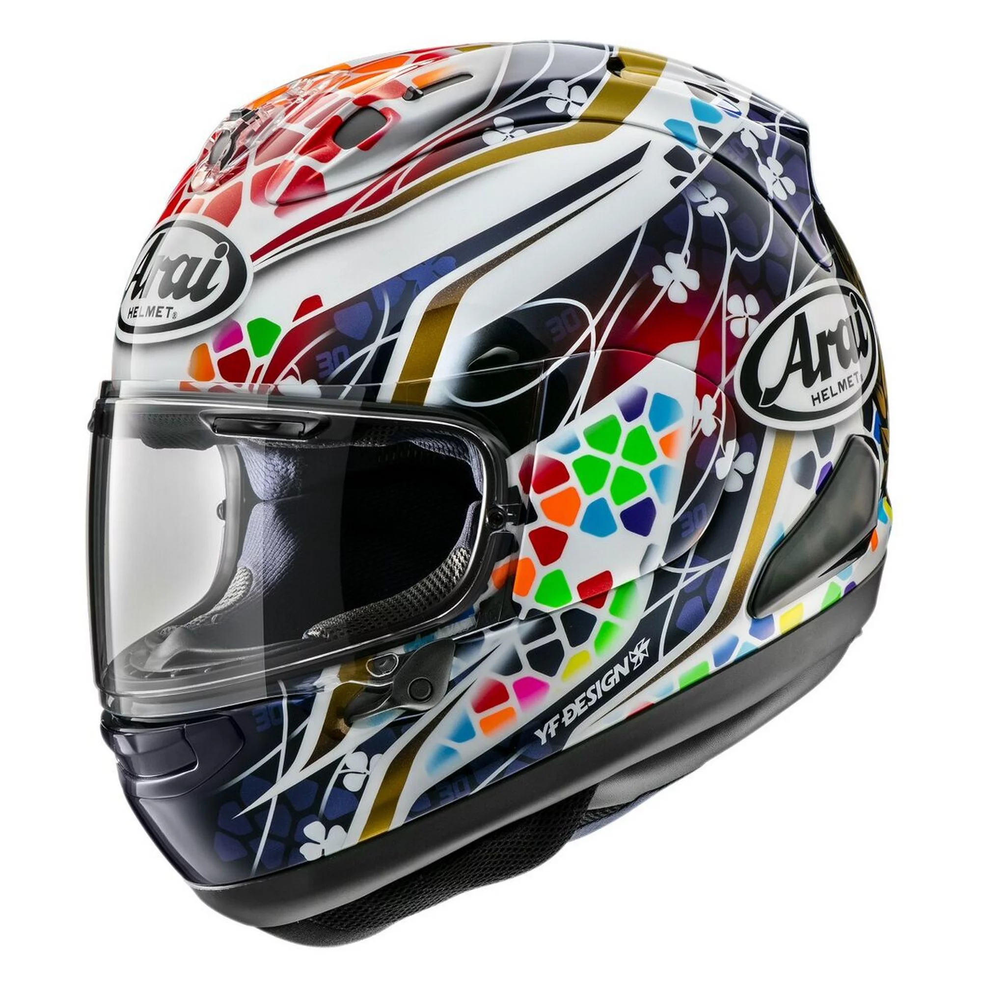 Arai Corsair X Takaaki Nakagami 3 Motorcycle Helmet Multicolor LG