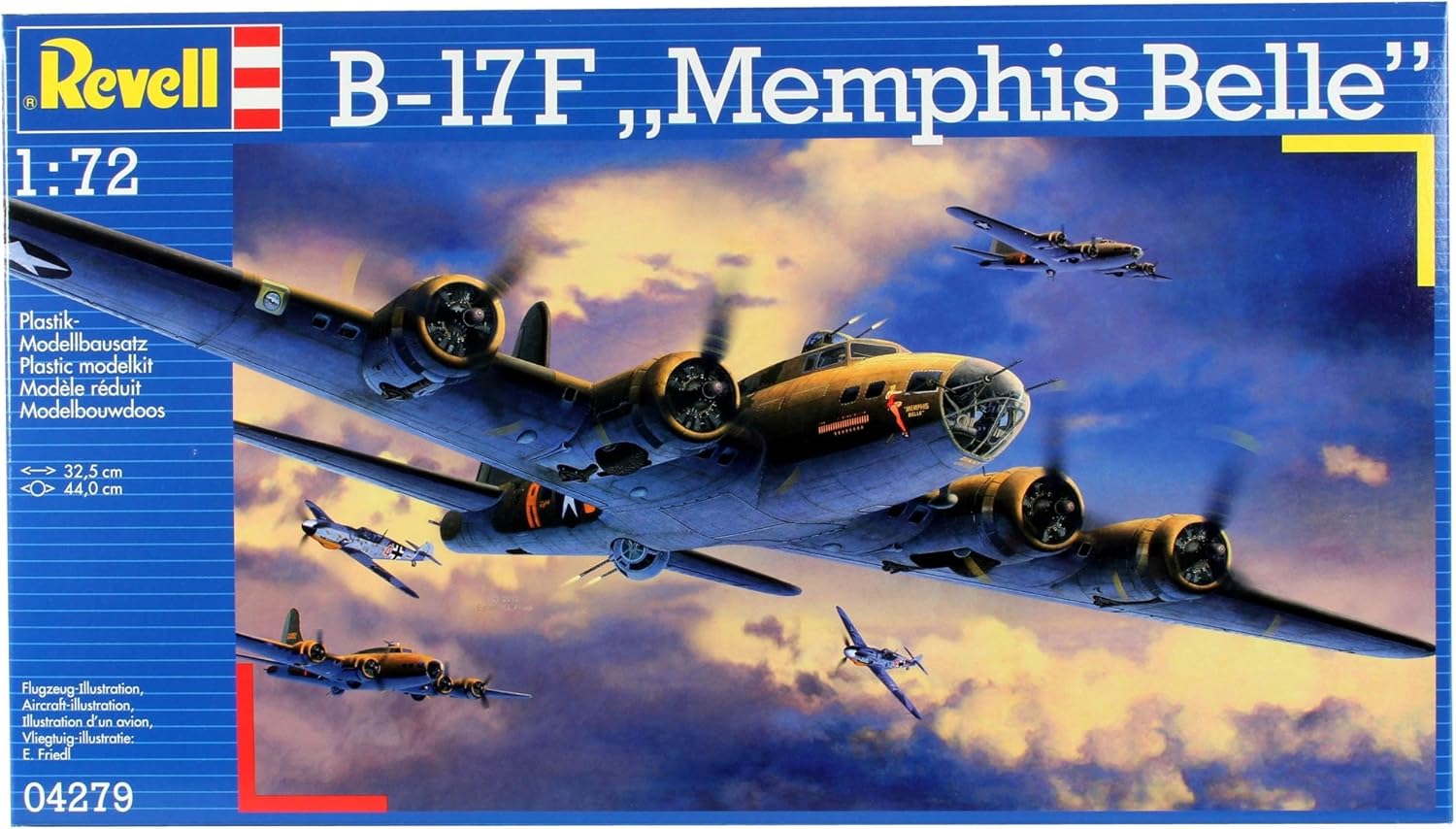 Revell of Germany B-17F Memphis Belle Plastic Model Kit