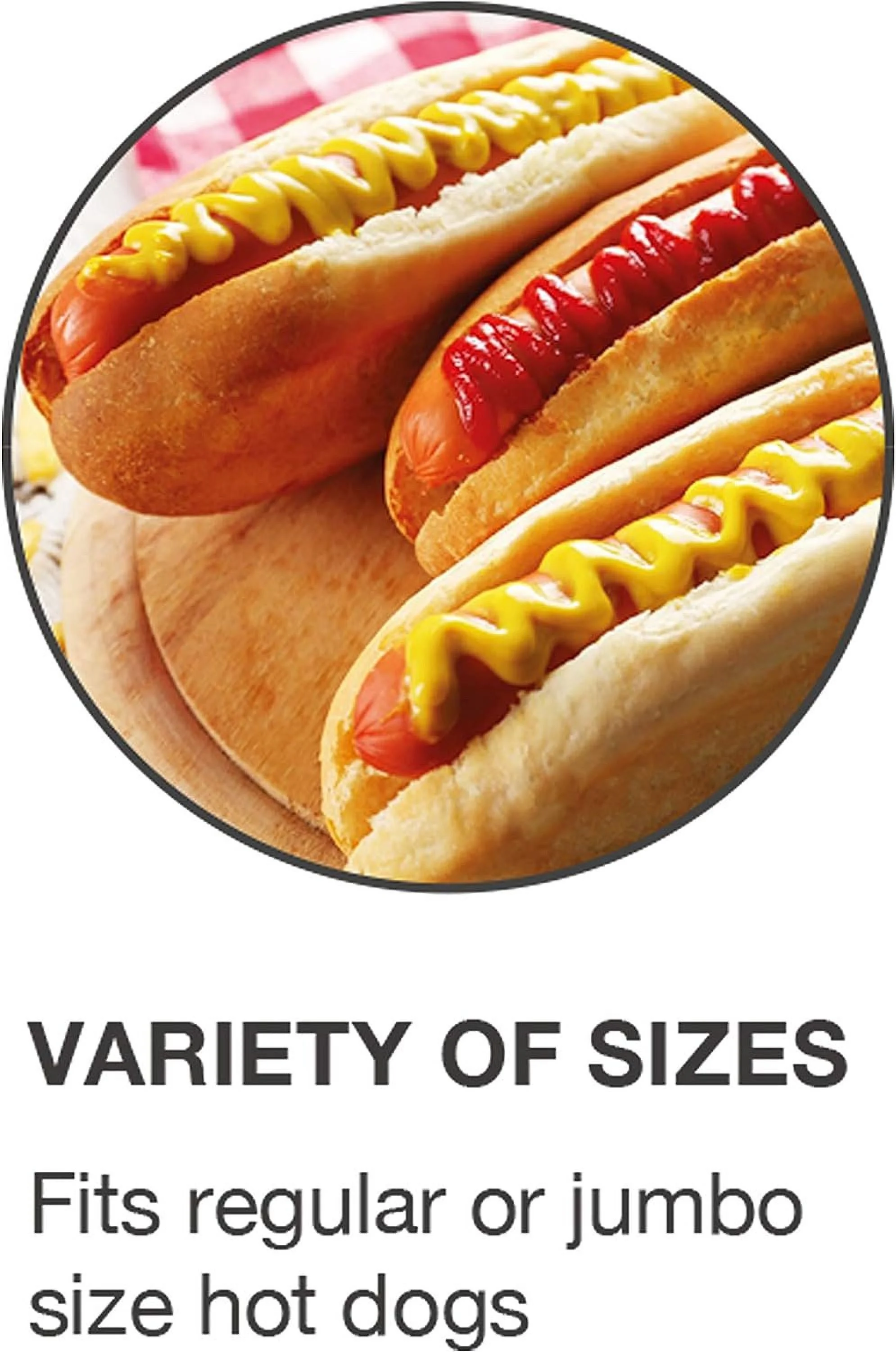 Salton HD1905 Hot Dog Food Steamer, Transparent, Red