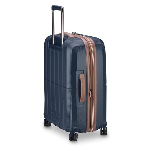 DELSEY PARIS Carrousel Hardside Expandable Luggage with Spinner Wheels, Navy, Carry-on 21 Inch