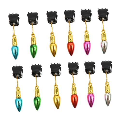 Cabilock Beard Baubles Ornaments Beard Hair Catcher for Men 24pcs Boar Bristle Random Color