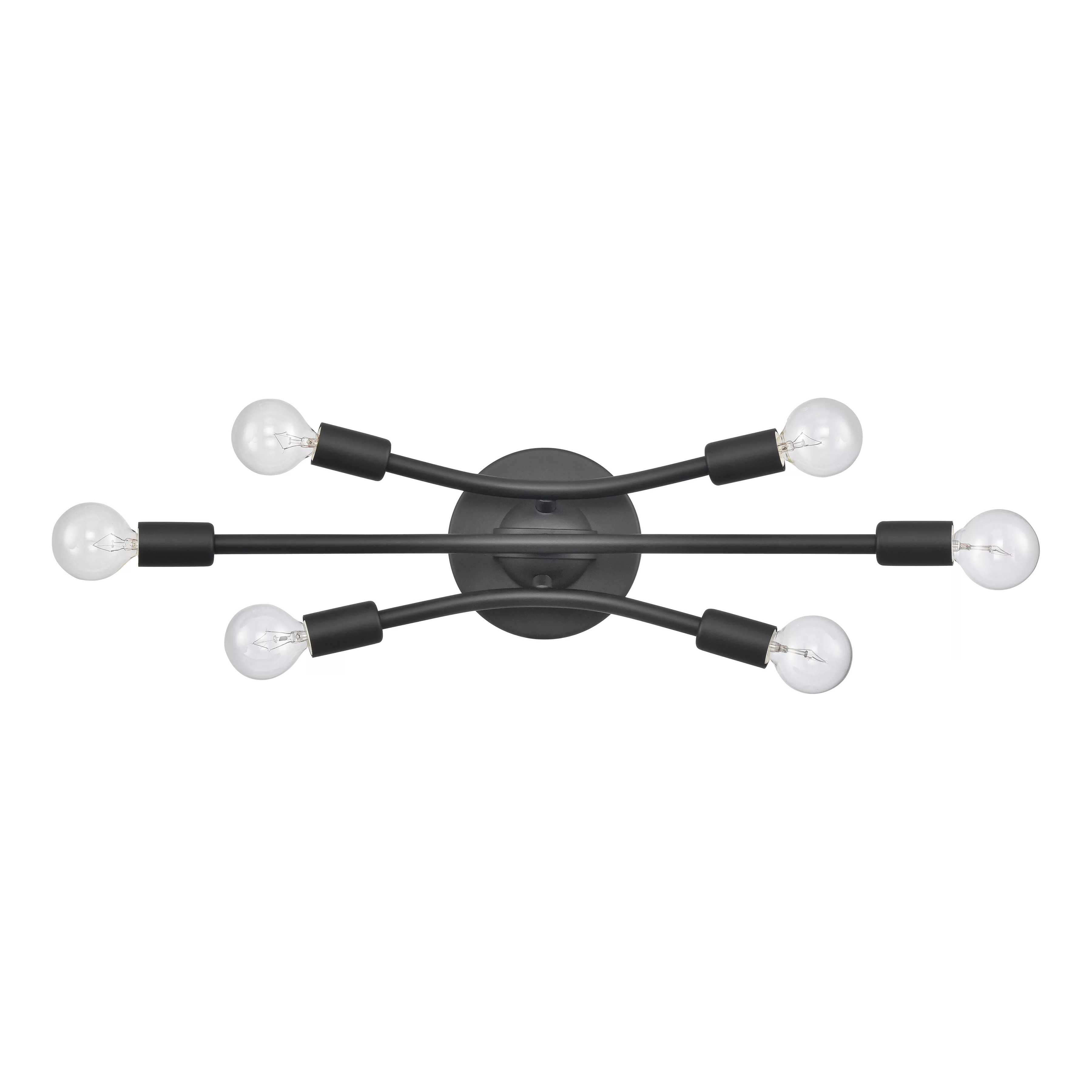 Elk Home 19.75-Inch Wide Xavier Vanity Light, Modern, Matte Black