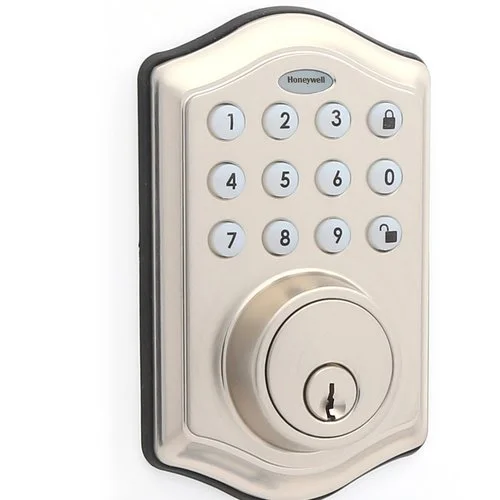 Honeywell Locks, Electronic Entry Deadbolt with Keypad, Oil Rubbed Bronze, 8712409