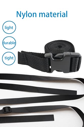 Healthman Bed Ladder Assist with Hard Handle,Sit Up Helper with Adjustable Length-Pull Up Rope Ladder (Five Handle)