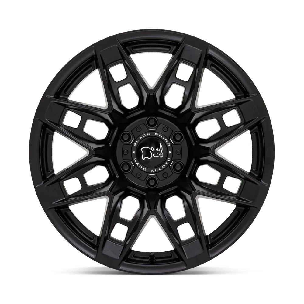 BLACK RHINO CAPROCK 20X9.5 6X135 12ET 71.5CB MATTE BLACK WHEEL