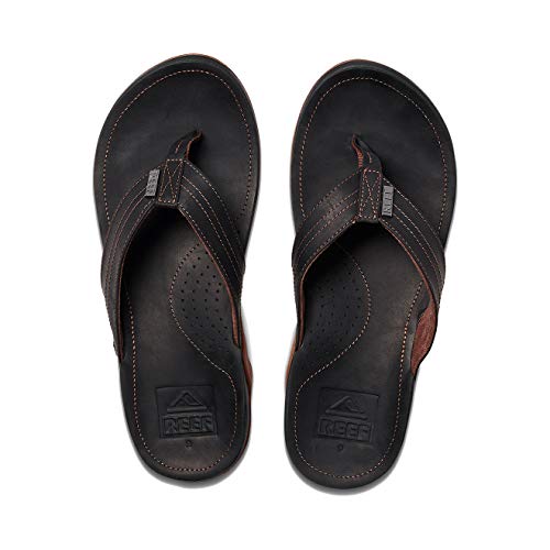 REEF J-Bay III Men's Full Grain Leather Flip Flop