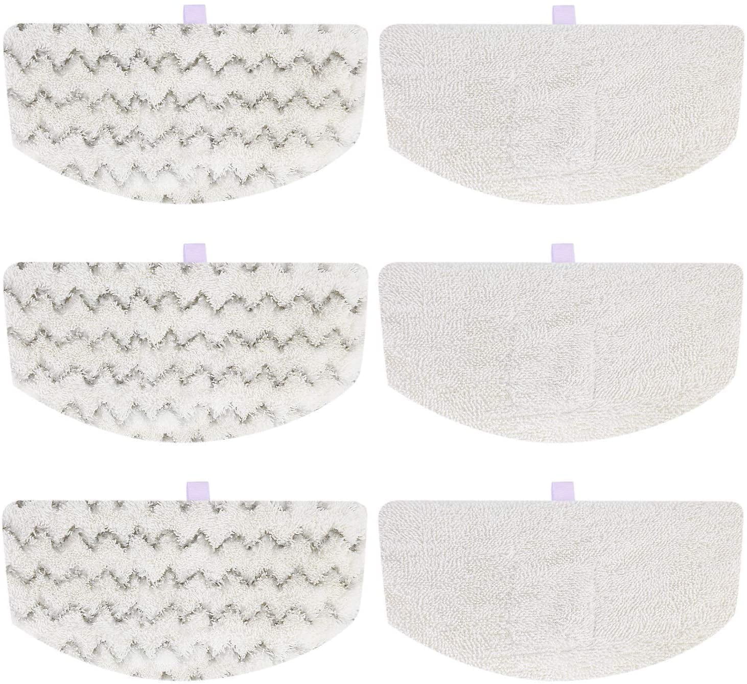 6 Pack Steam Mop Pads Compatible with Bissell PowerFresh 1806 1940 1544 1440 2075A 2685A Series, Replacement Part Model #5938#203-2633